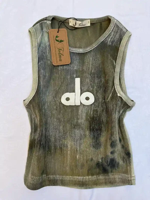 کراپ تاپ سبز روشن alo | گیلاس بانو