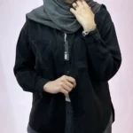 شومیز شانتون زارا مشکی | گیلاس بانو