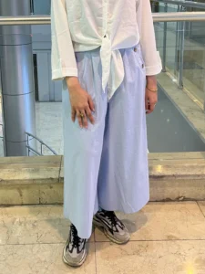 دامن شلواری آبی | گیلاس بانو