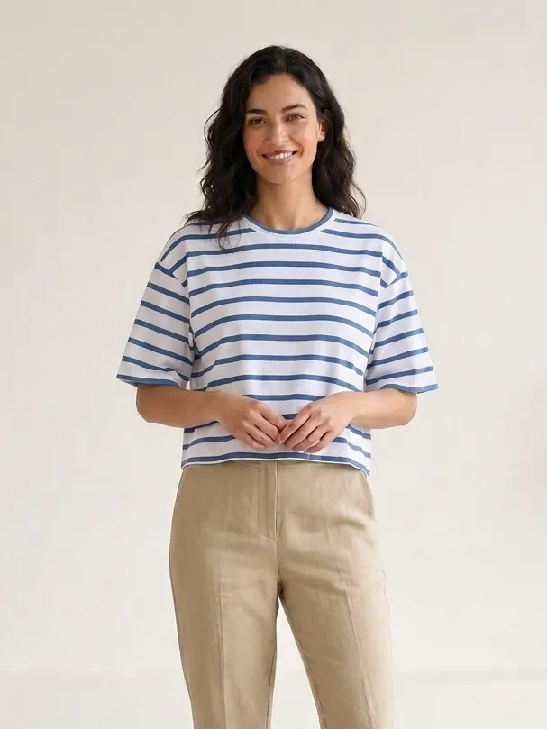 crop-rah-rah-12-cherryladymezon تیشرت باکسی آبی | گیلاس بانو