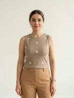 تاپ بابونه کرم | گیلاس بانو