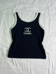 کراپ chanel مشکی | گیلاس بانو