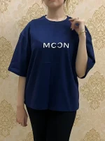تیشرت moon سرمه ای | گیلاس بانو