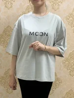 تیشرت باکسی moon فیلی | گیلاس بانو
